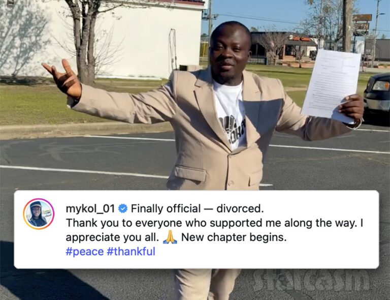 Michael and Angela's divorce is final