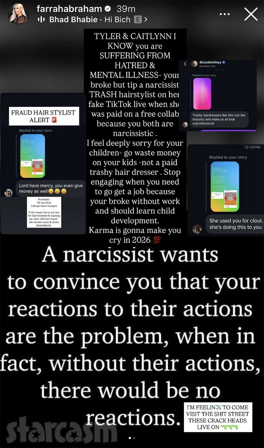 Farrah Abraham threatens Catelynn and Tyler Baltierra