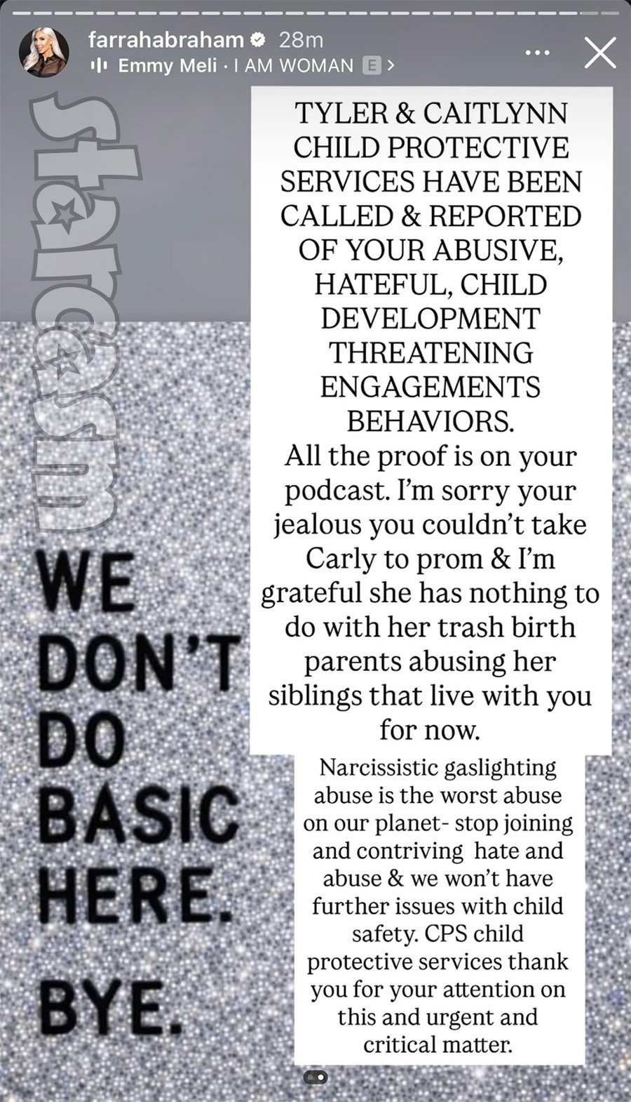 Farrah Abraham threatens Catelynn and Tyler Baltierra over unpaid hair session