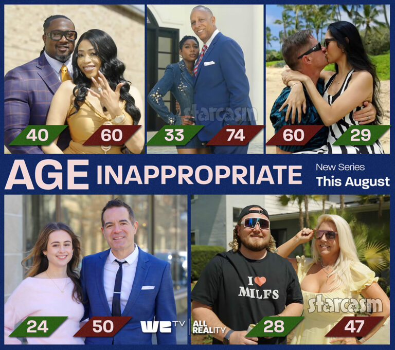 New WE TV reality series Age Inappropriate cast photos and ages