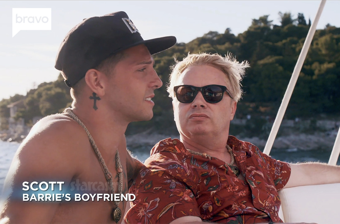 Barrie Drewitt-Barlow and then boyfriend Scott Drewitt-Barlow on Below Deck Sailing Yacht