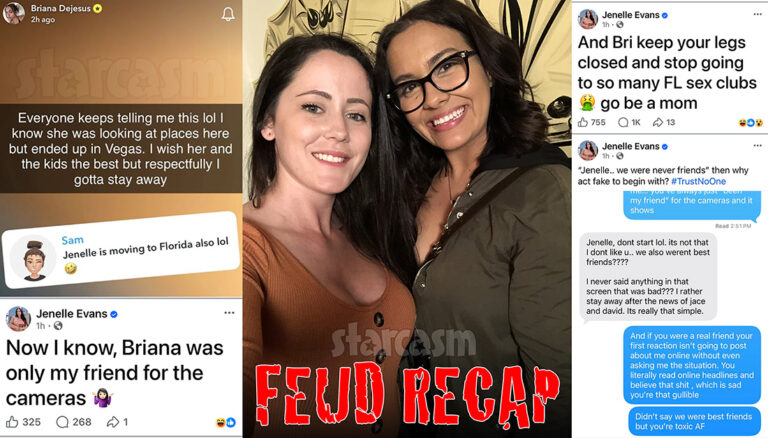 Jenelle Evans and Briana DeJesus feud recap 2026