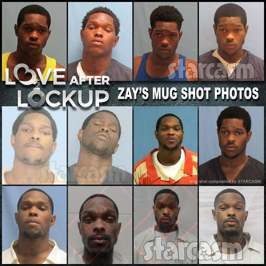 Love After Lockup inmate Zay's mug shot photos and arrest details