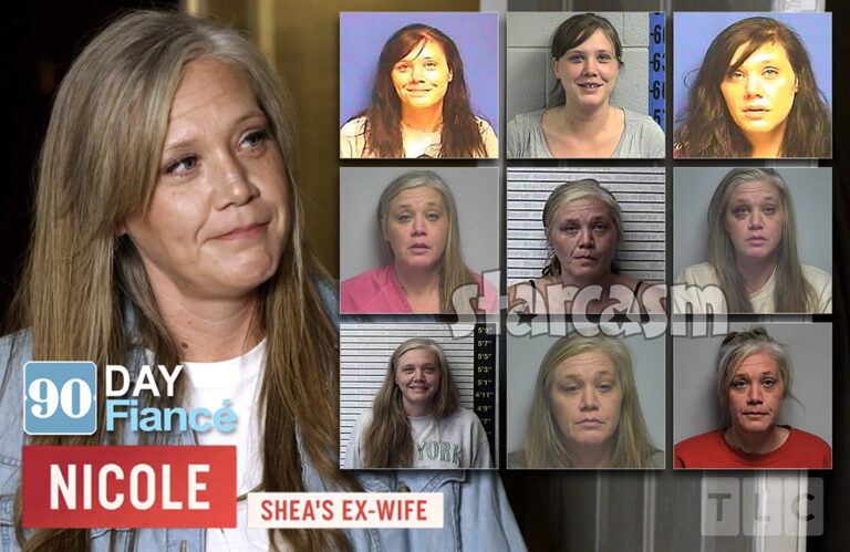 90 Day Fiancé Shea McGuire's ex-wife Nicole arrests and mugshot photos