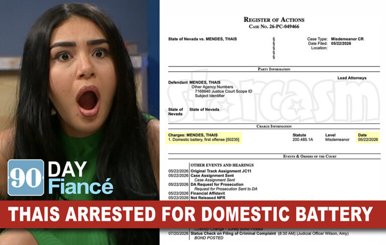 90 Day Fiancé star Thais Mendes arrested for domestic battery