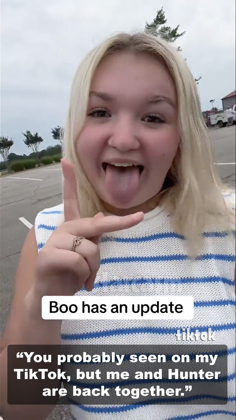 TLC Unexpected Bella Vaughn says she and Hunter Johnson are back together.