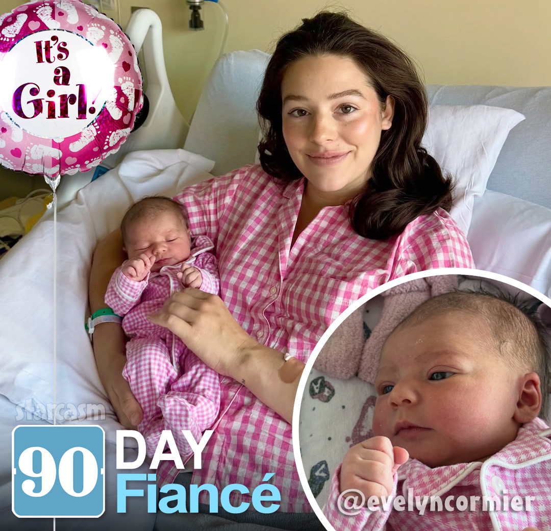 90 Day Fiancé and American Idol star Evelyn Cormier gives birth to a baby girl named Ginger Anne Ruth on June 11, 2026