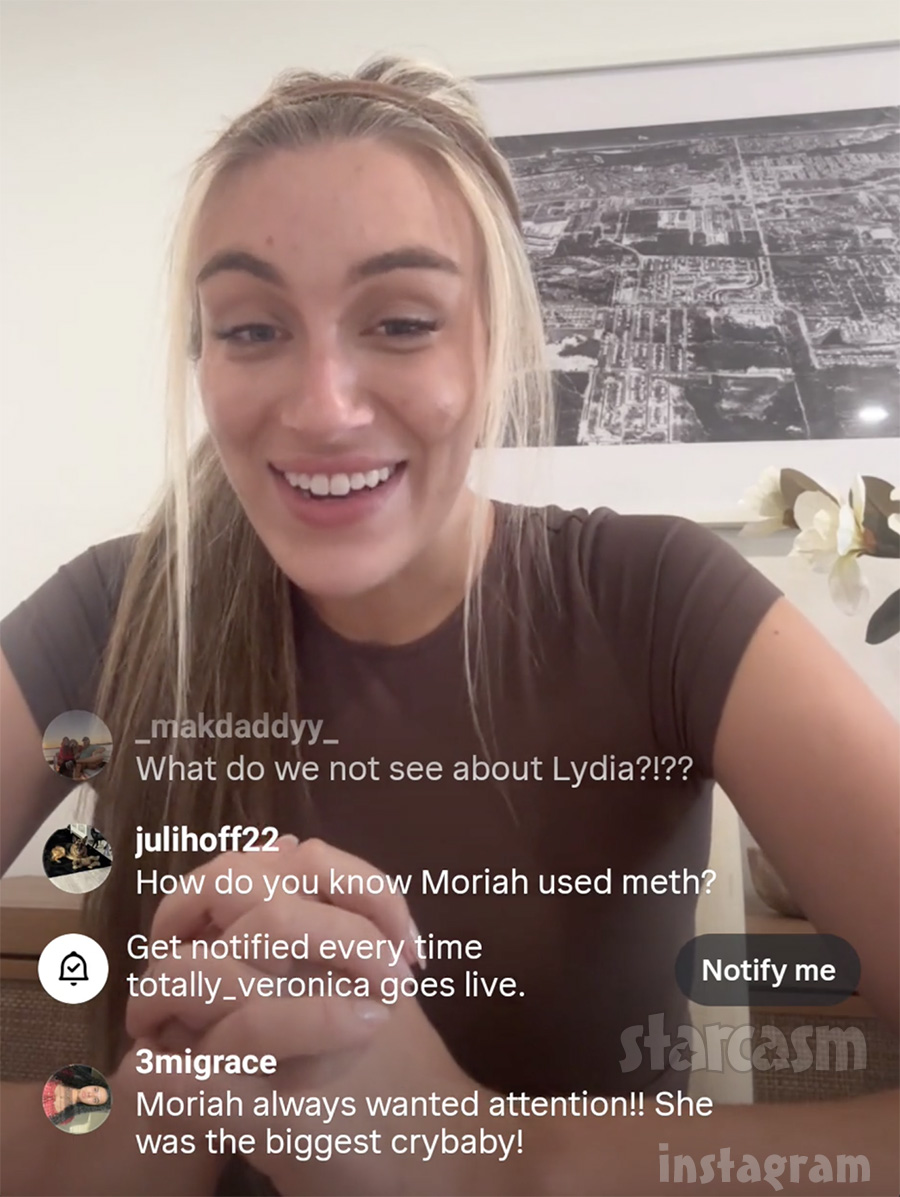 Welcome To Plathville's Veronica Peters says Moriah Plath used meth