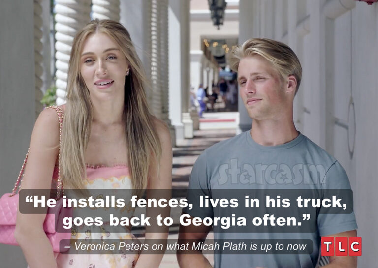 Welcome To Plathville's Veronica Peters says her ex Micah Plath is living in his truck in Florida and Moriah Plath did meth.