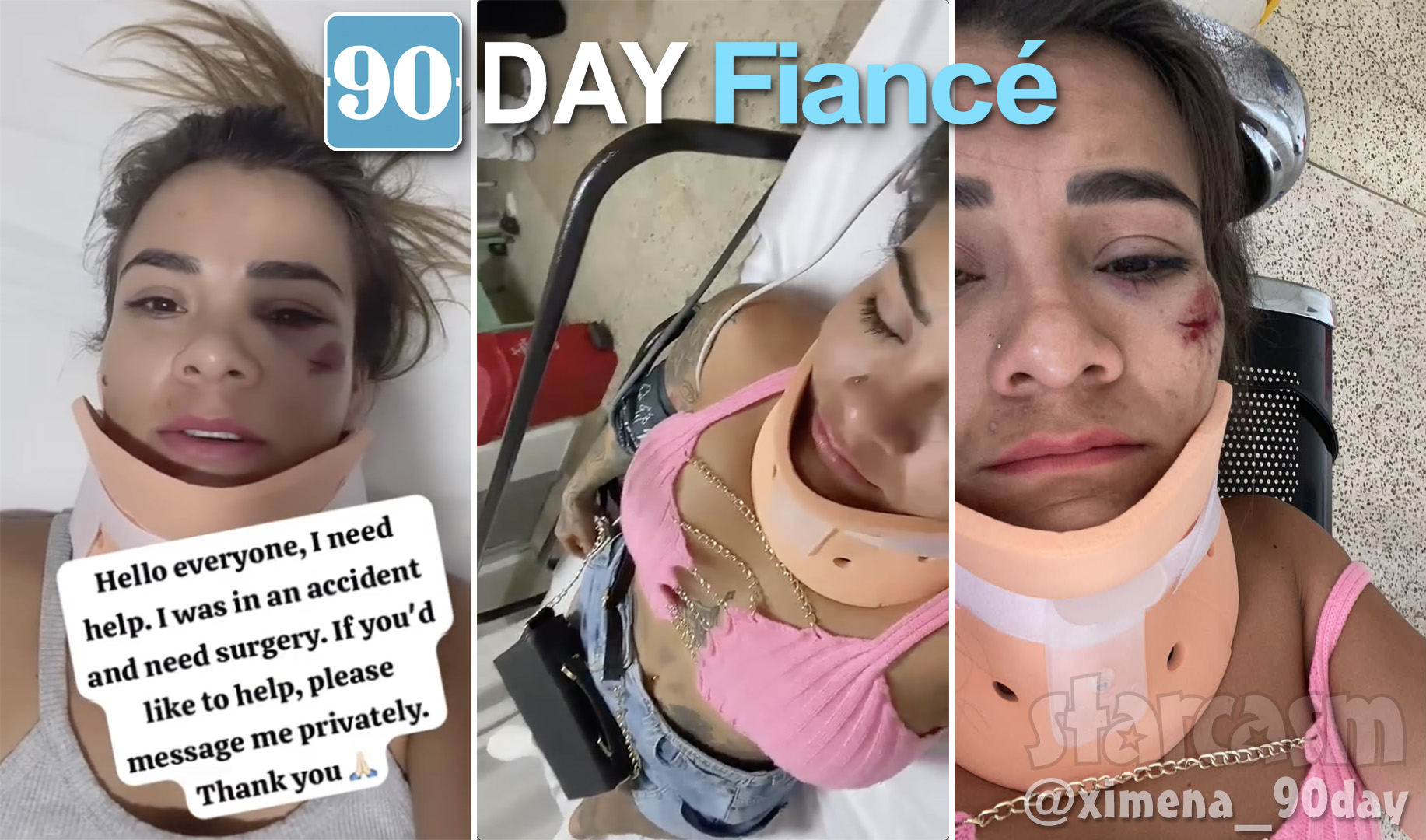 90 Day Fiancé: Before the 90 Days star Ximena Morales was badly injured in a car accident and is asking for donations to help cover medical expenses.