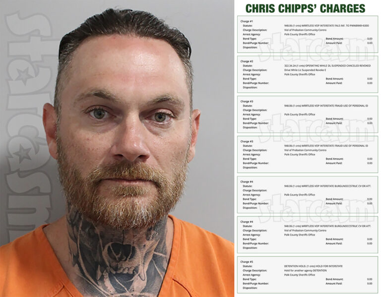 LOVE DURING LOCKUP Chris Chipps arrested again in Florida
