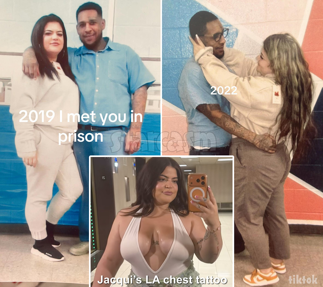 Jacqui and fiancé LA from Prison Wives of TikTok