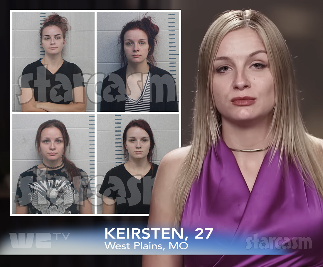Love After Lockup star Keirsten's arrests and mug shot photos