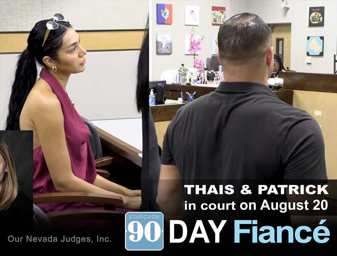 90 Day Fiancé couple Thais Mendes and Patrick Mendes were in divorce court on August 20, 2026.