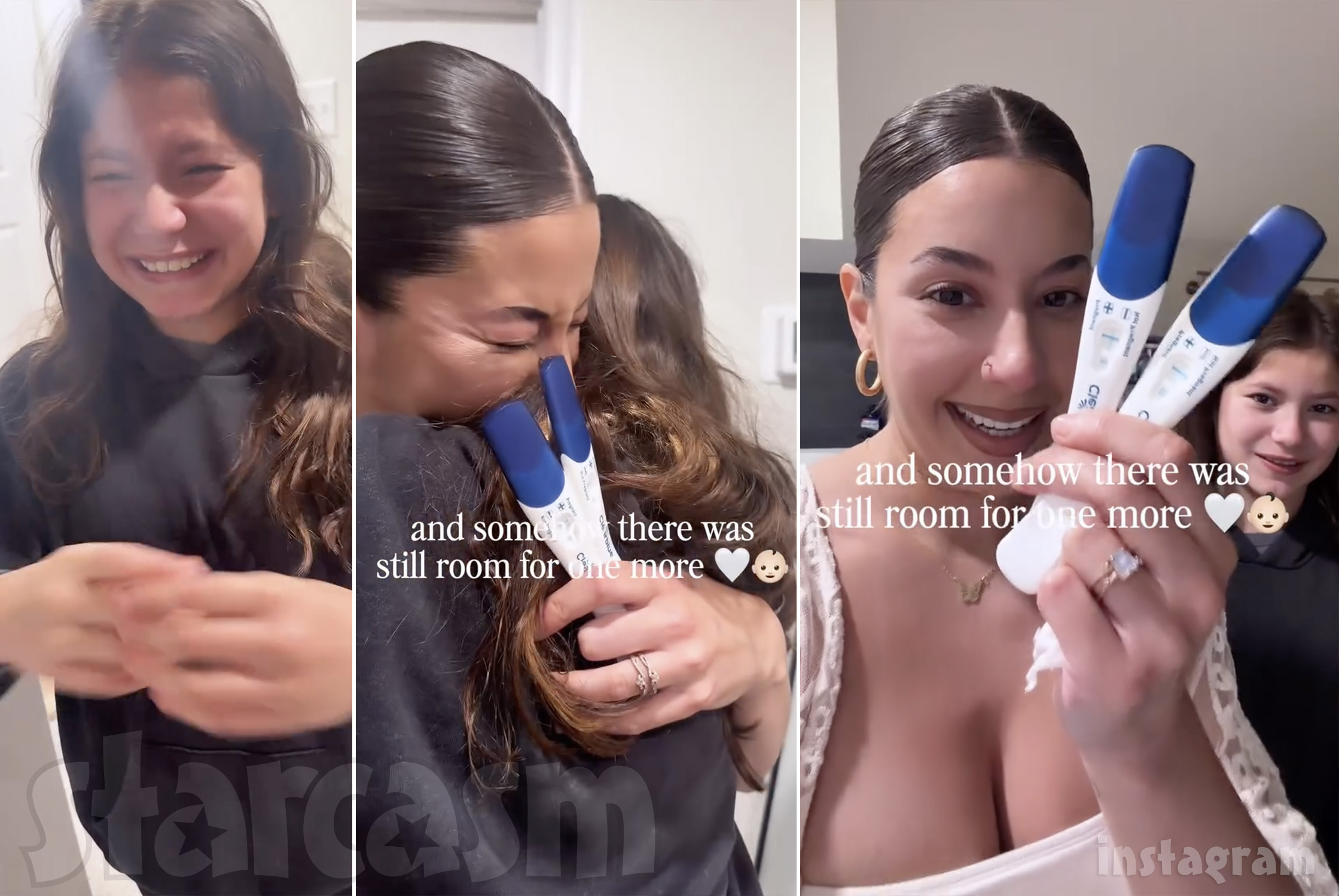 Vee Rivera pregnancy reveal videos.