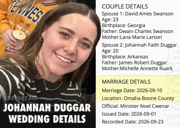 Johannah Duggar wedding details