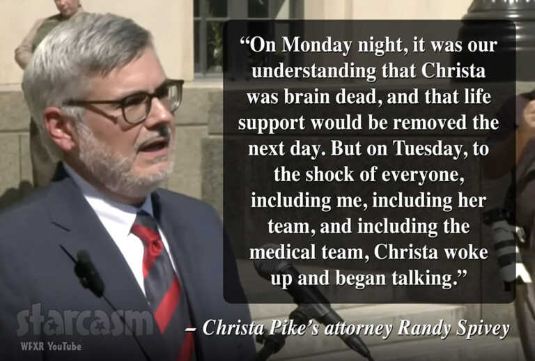 Attorney Randy Spivey shares an update on Christa Pike's condition after she woke up in the hospital following her botched execution.