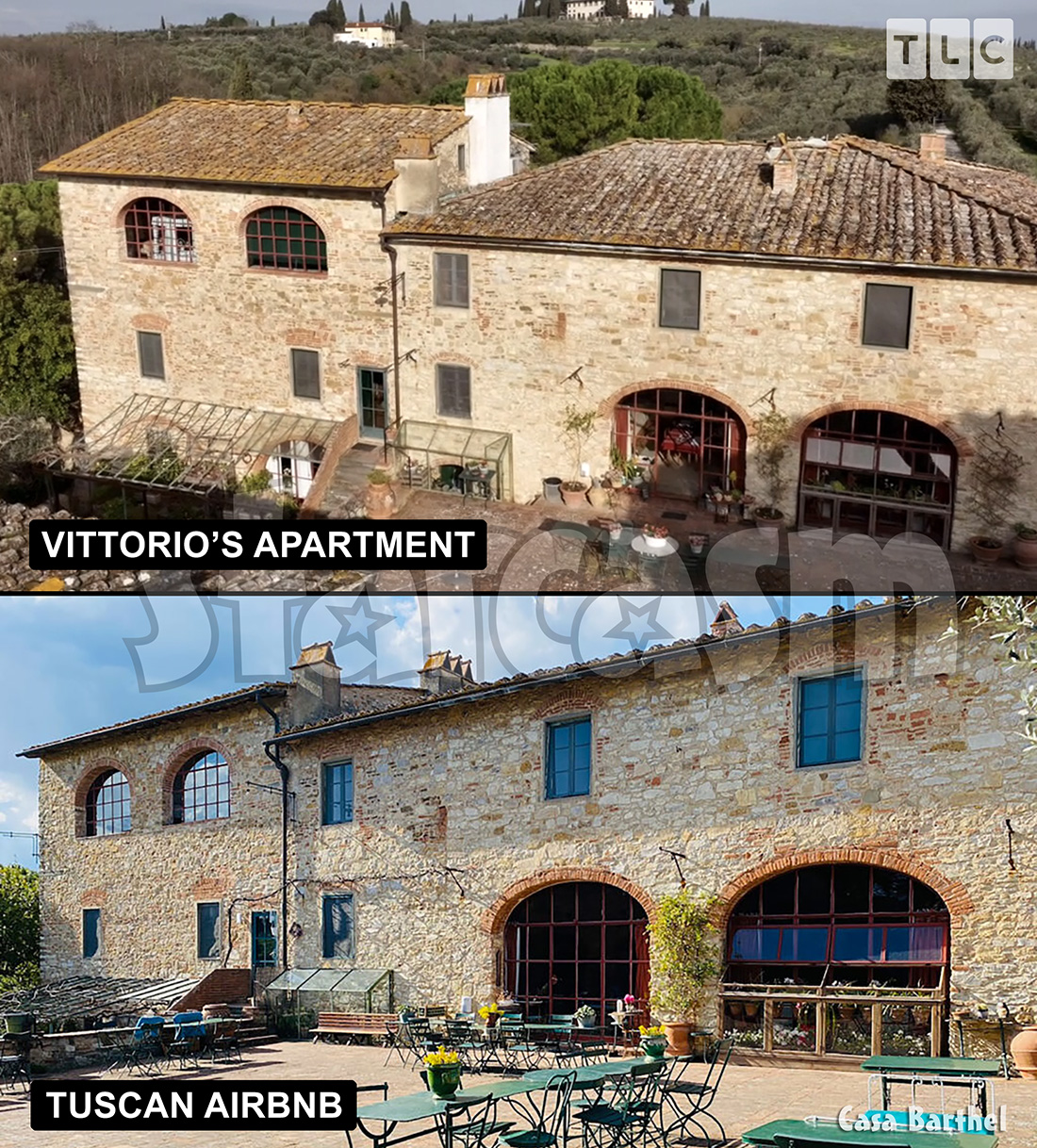 Vittorio's apartment is an Airbnb rental