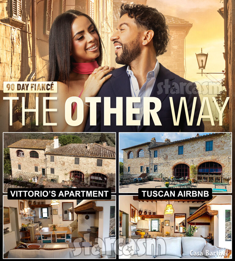 Starcasm can reveal Vittorio's Tuscan apartment on 90 Day Fiancé: The Other Way is an Airbnb